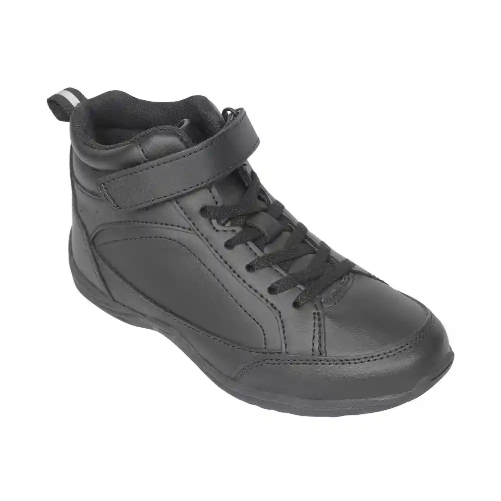 Botines Escolar Senior Niña Negro Talla 38