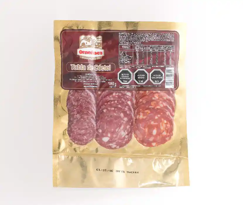 Omeñaca Salame Tabla de Cóctel