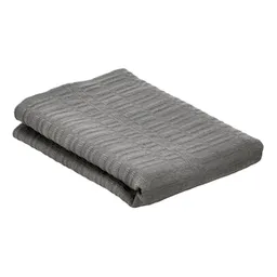 Funda Para Cojín de Algodón Texturizado Gris 45 cm