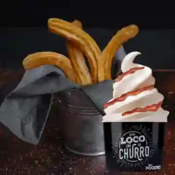 Helado en Vaso + 4 Crazy Churros