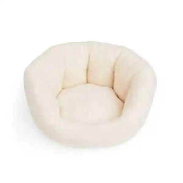 Everyyay Cama Circular de Borde Alto Marfil  Gato 1.8 Kg