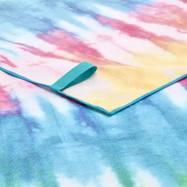 Toalla de Microfibra Con Diseño Tie-Dye 75 x 150 cm Casaideas