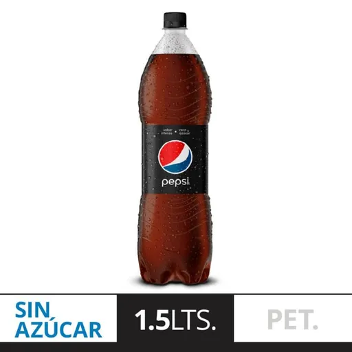 Pepsi Bebida Gaseosa Sabor Cola sin Azúcar
