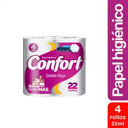 Confort Papel Higiénico Doble Hoja