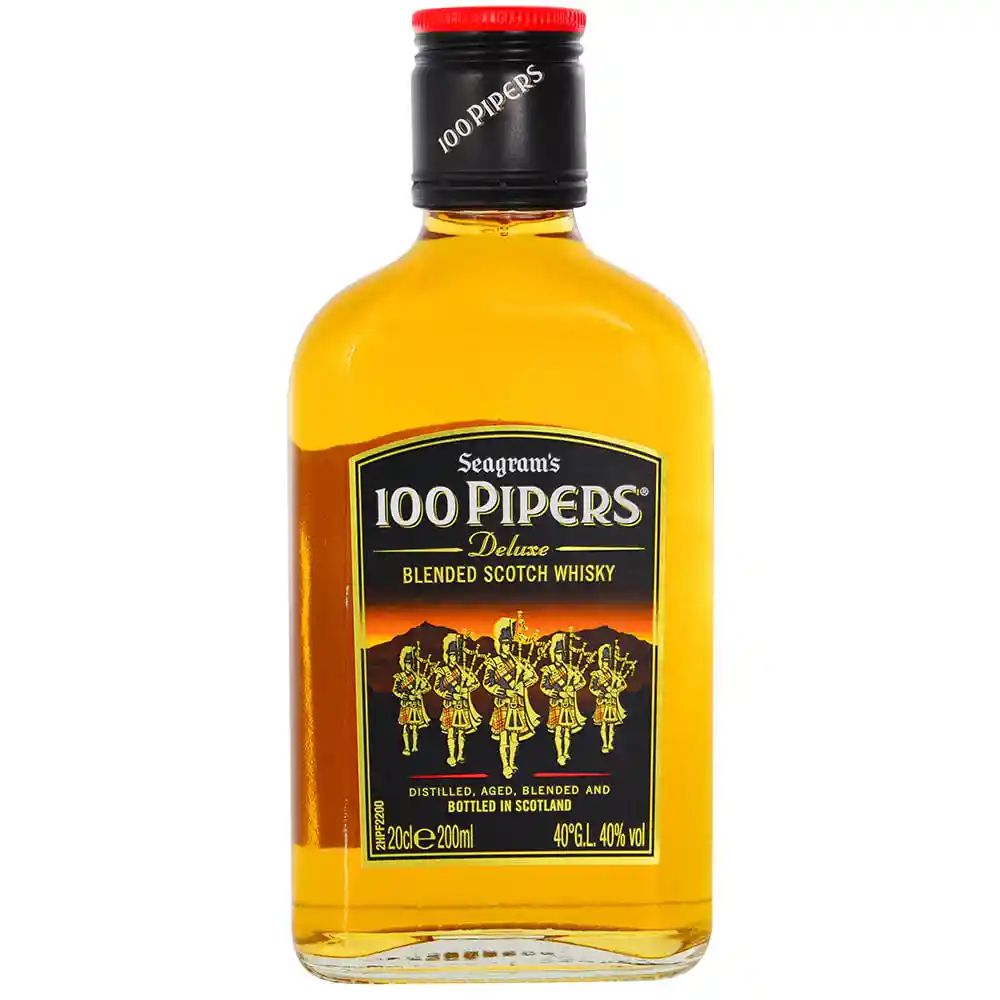 100 Pipers Whisky Blended Scotch Deluxe