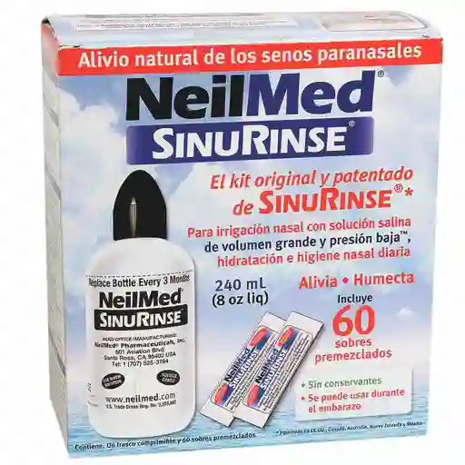 Neilmed Kit para Irrigación Nasal con Solución Salina