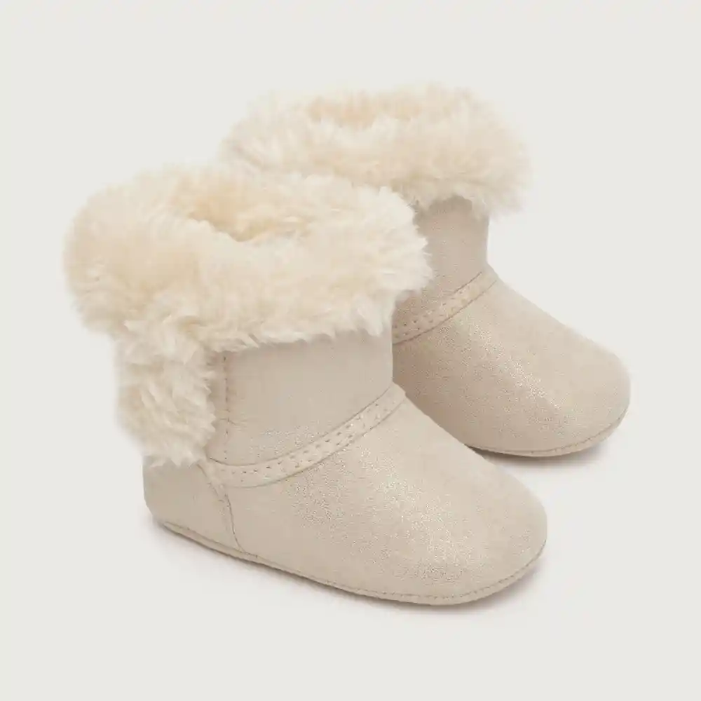 Botas Niña Con Pelo Óxido Talla 15