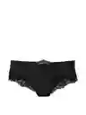 Victoria's Secret Panty Cheeky Con Detalle Negro Talla XS