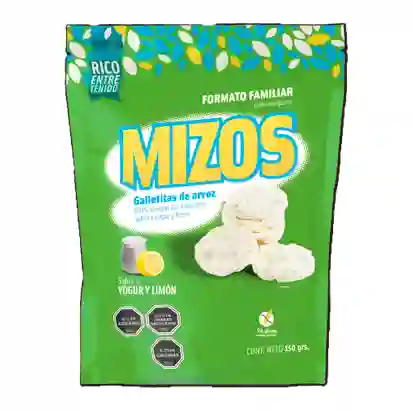 Mizos Galletas de Arroz Yogurt Limon 150 g