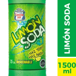 2x Canada Dry Soda Sabor a Limon