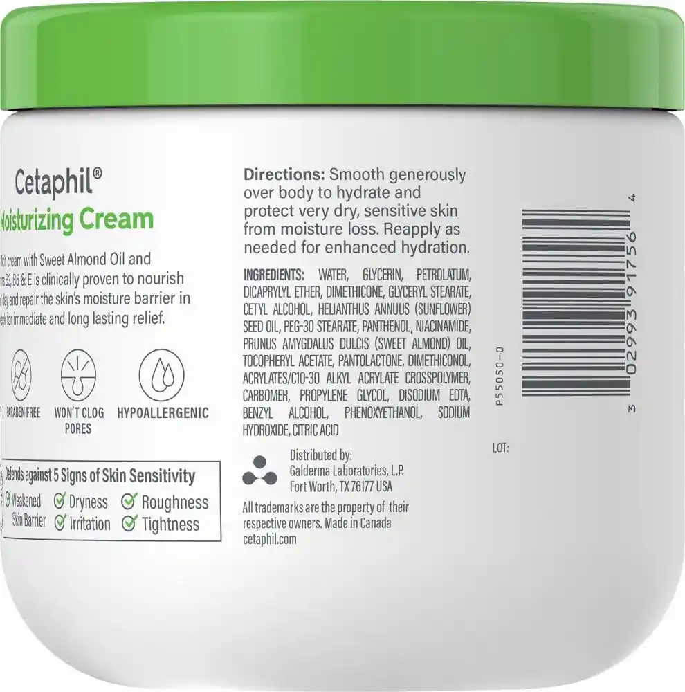 Cetaphil Crema Humectante Piel Sensible Seca a muy Seca