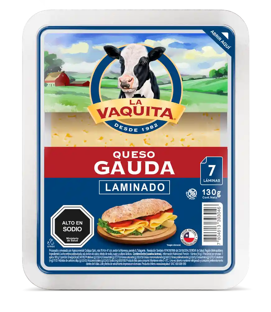 La Vaquita Queso Mantecoso Laminado