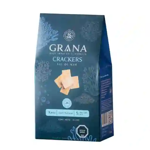 Grana Galleta Cracker Keto Harina Almendra y Sal de Mar