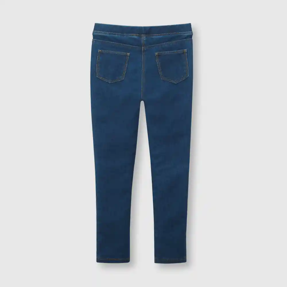 Jegging Estampada De Niña Azul Talla 6a