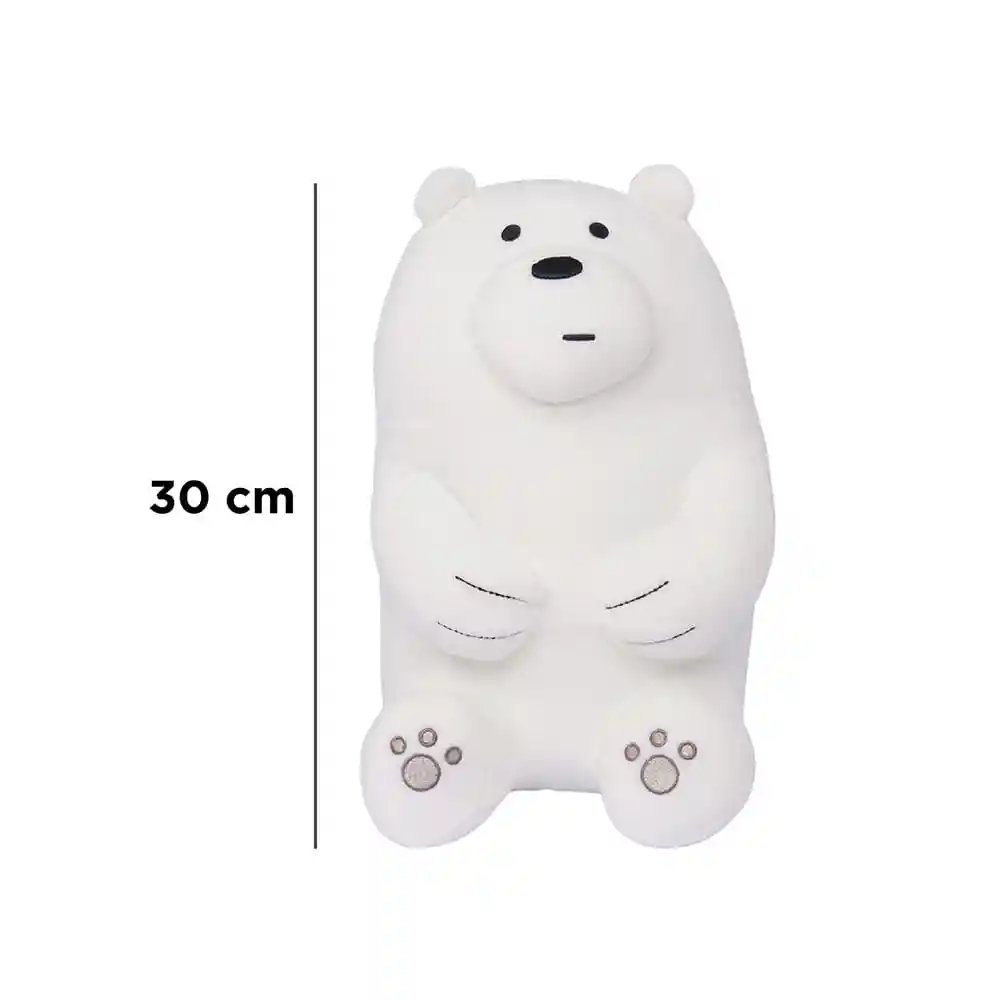 Miniso Peluche Polar Lovely Sentado 30 Cm- We Bare Bears