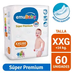 Emubaby Pañal Desechable Súper Premium XXG