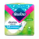 Nosotras Protector Diario Corto Ultra Invisible Ultra Flexible