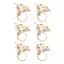 Set Anillo Servilleta Con Ramas Navidad 9 x 10 x 54 cm Casaideas