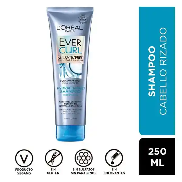 L'Oréal Shampooevercurl Anti Frizz 250 Ml