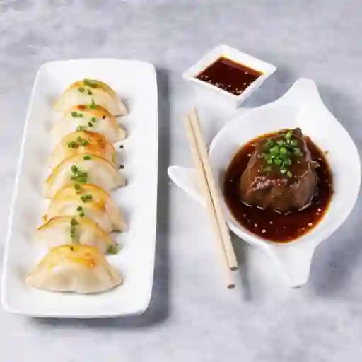 Gyozas de camarón