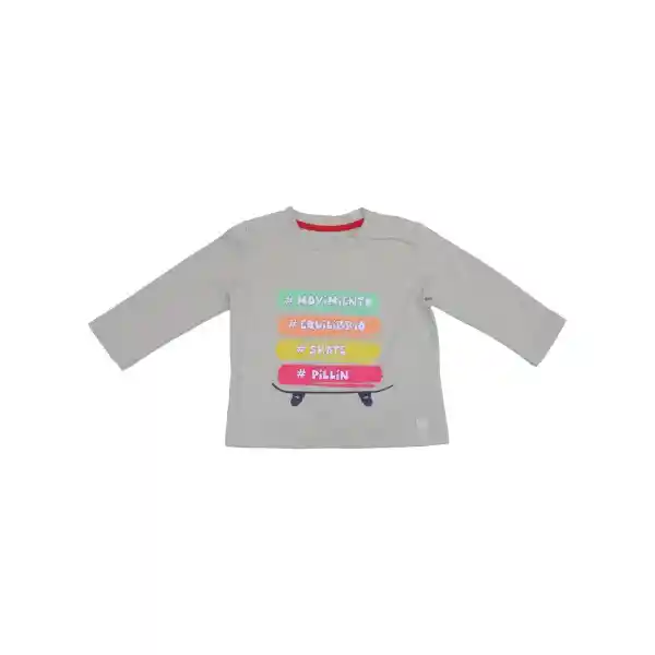 Polera Bebe Niño Verde Pillin 3 M