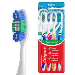 Cepillo de Dientes Colgate Triple Acción 4 Und