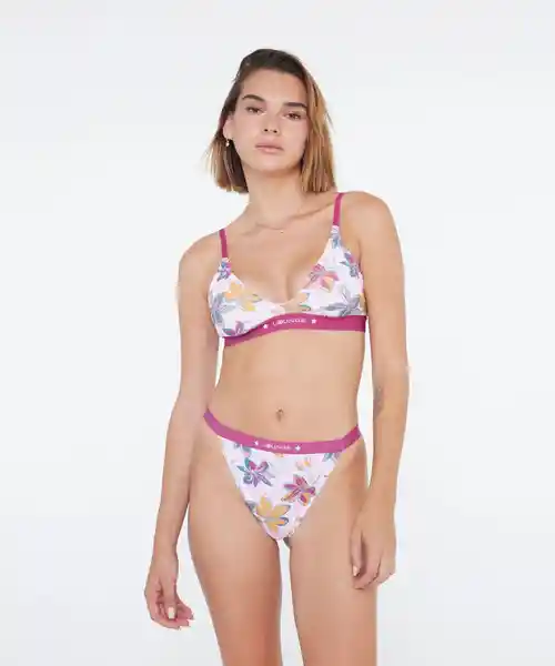 Tanga Colaless Dreamy Pink Garden Talla XS Lounge