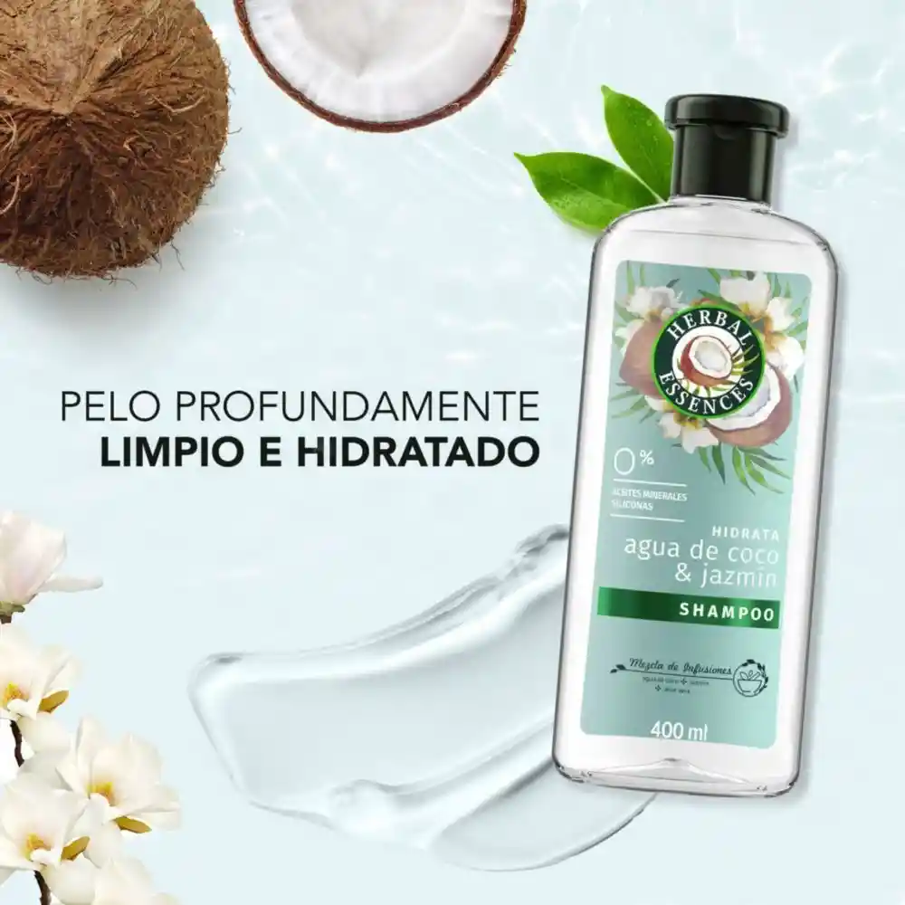 Herbal Essences Pack Shampoo + Acondicionador Agua de Coco