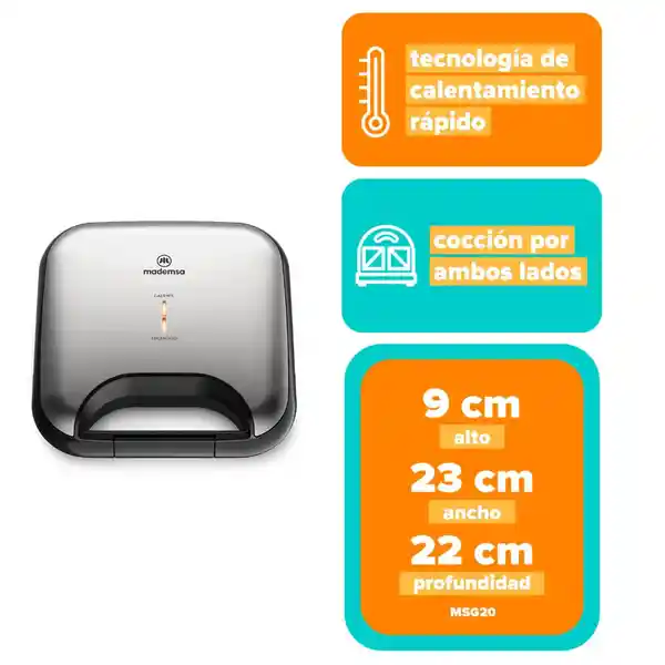 Mademsa Sandwichera MSG20