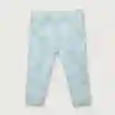 Jegging Ruchas en Los Bolsillos de Niña Celeste T.12M Opaline