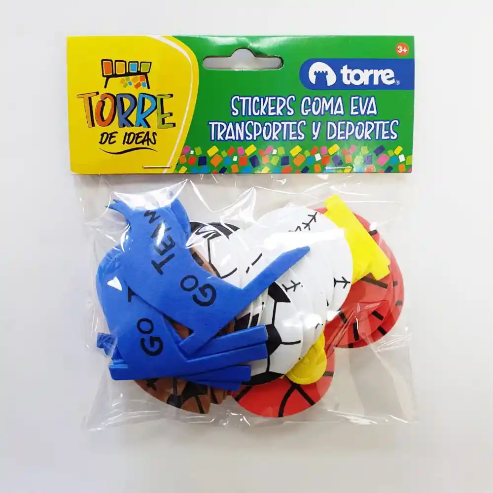 Torre Stickers Goma Eva Transportes y Deportes 