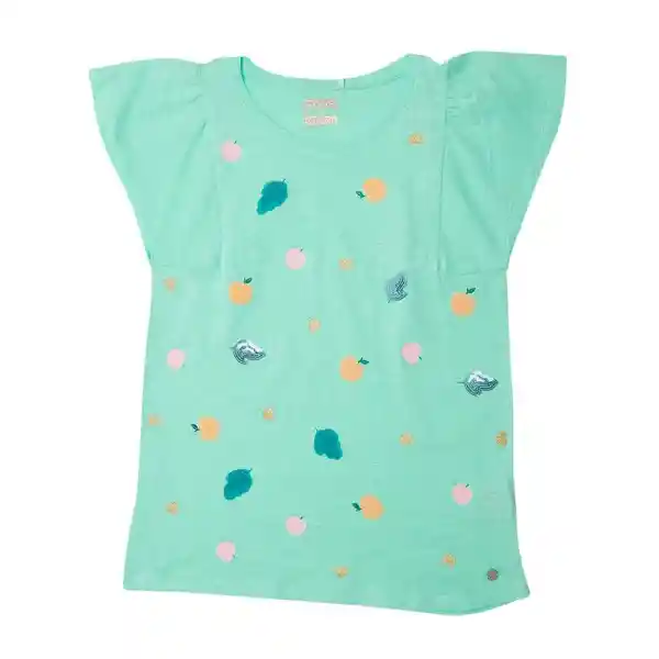 Polera Niña Menta Pillin 12