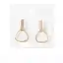 Aretes Geométricos de Metal Modelos Mixtos Miniso