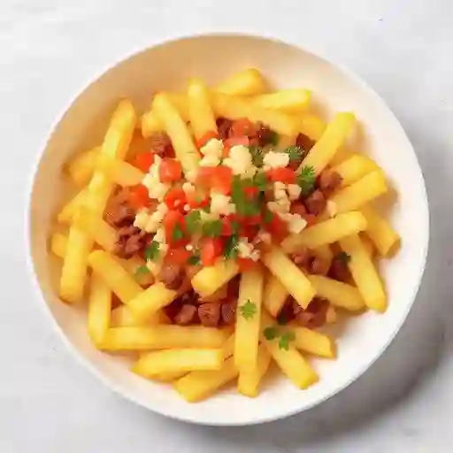 Papas Fritas Con Toppings