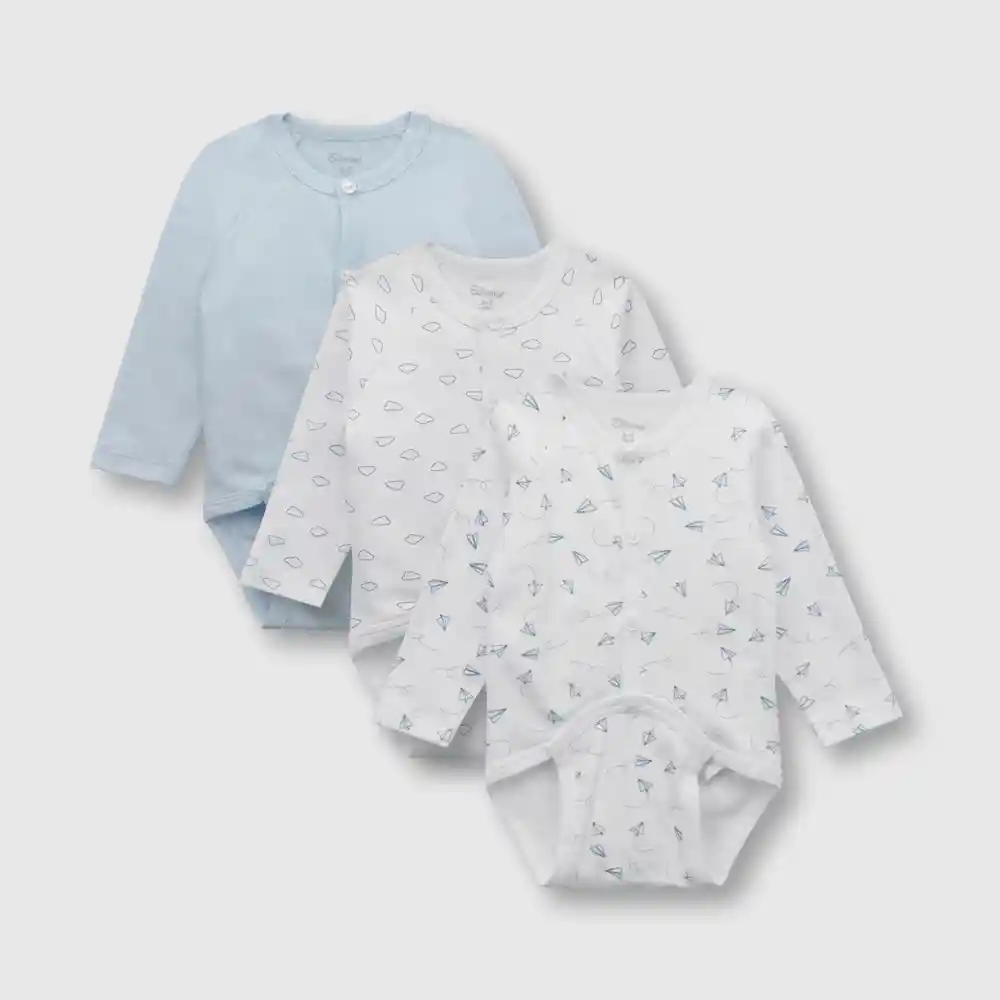 Pilucho De Bebé Niño Celeste Talla 6/9 Meses