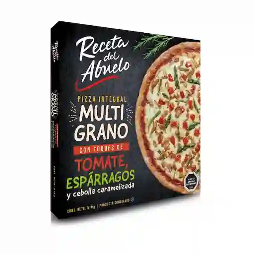 Receta Del Abuelo Pizza Integral Multigrano Con Toques de Tomate