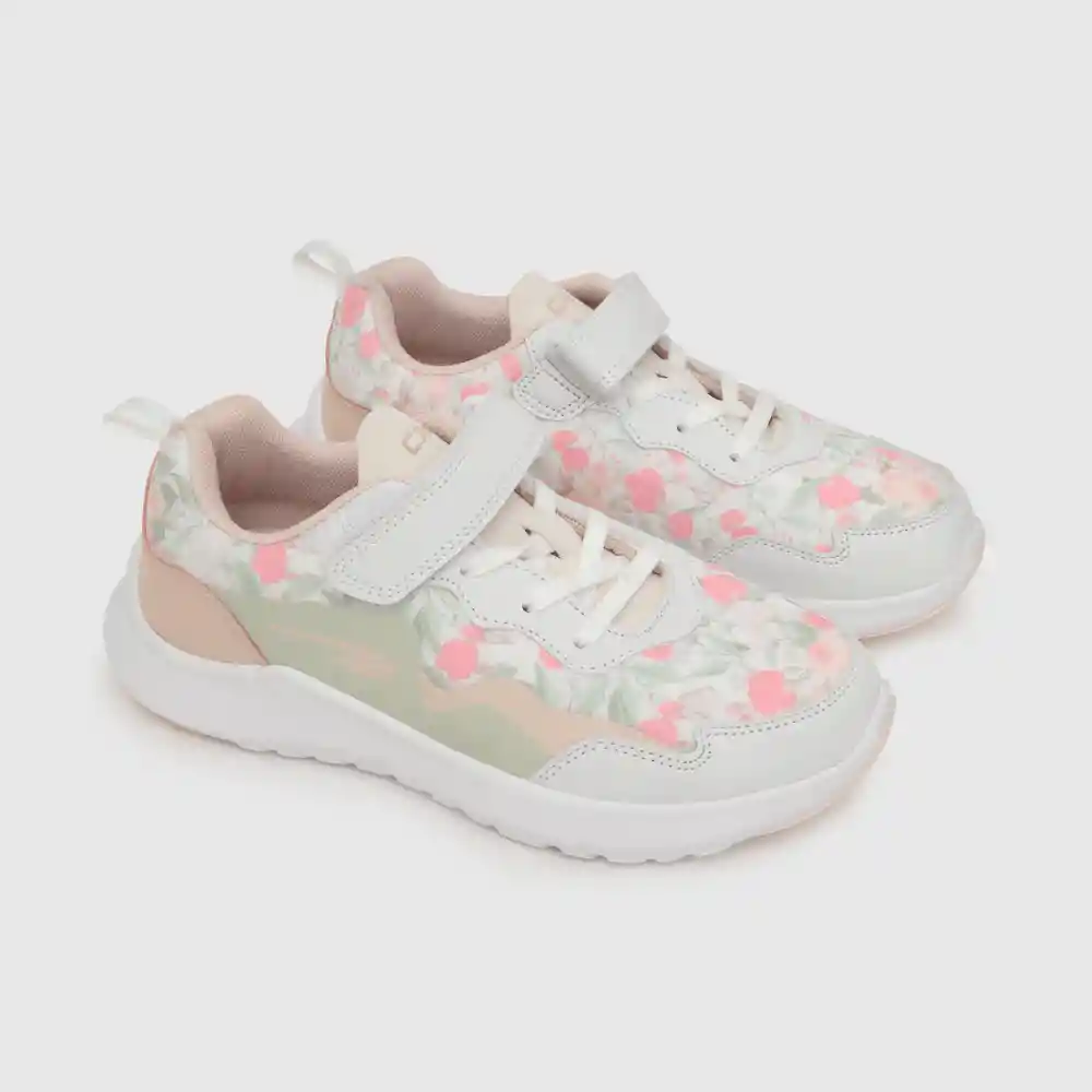 Zapatillas Deportiva Caña Baja Niña Blanco Talla 30