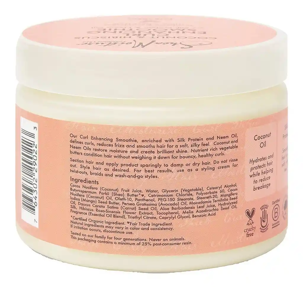 Shea Moisture Crema de Peinar Coconut And Hibiscus