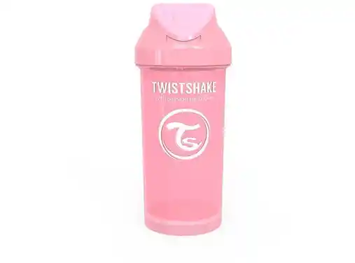 Twistshake Vaso Cup Con Bombillas Rosado