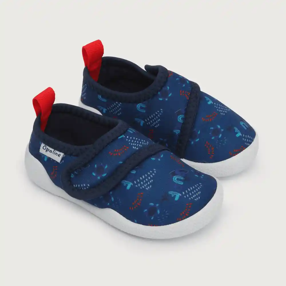 Sandalias Aqua Estampada Niño Azul Talla 29