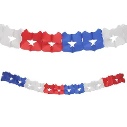 Guirnalda Escudo Chile Tricolor