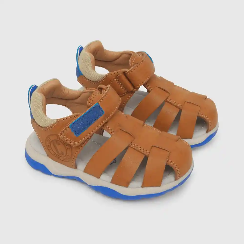 Sandalias Franciscana Para Niño Café Talla 23