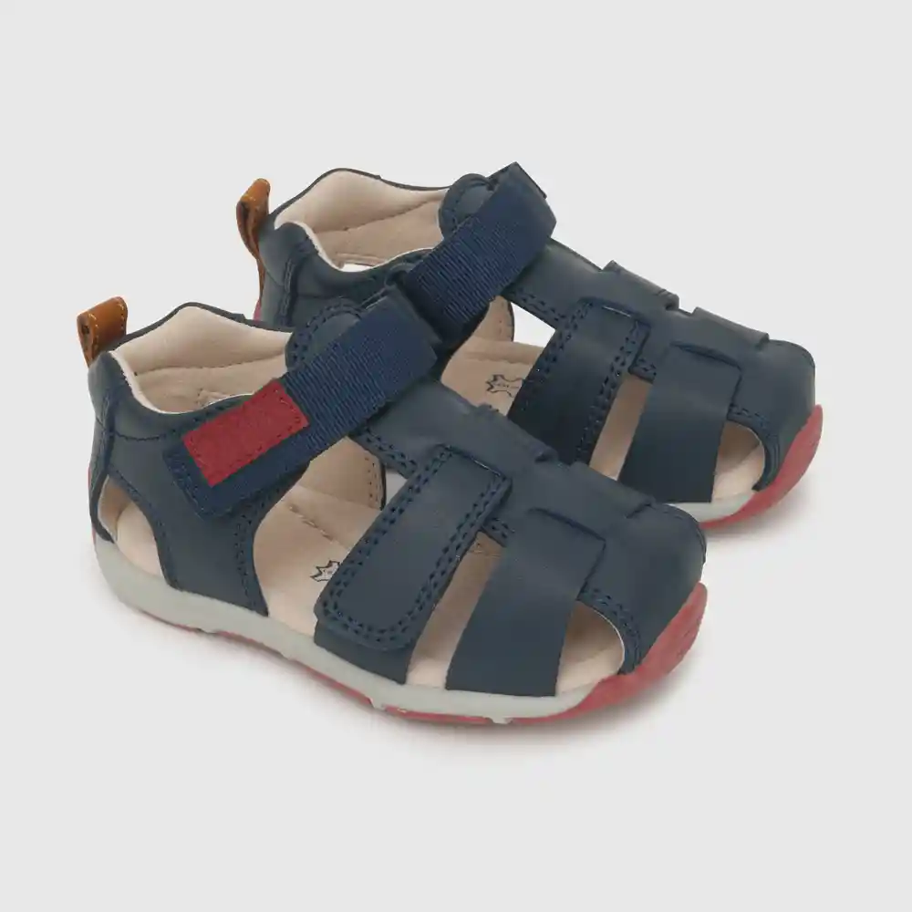 Sandalias Franciscana Para Niño Azul Talla 21