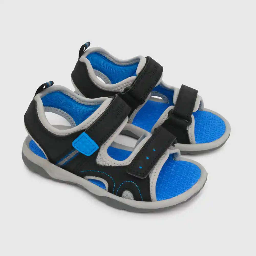 Zapatos Aqua Abierta Punta Ajustablenegro T. 23