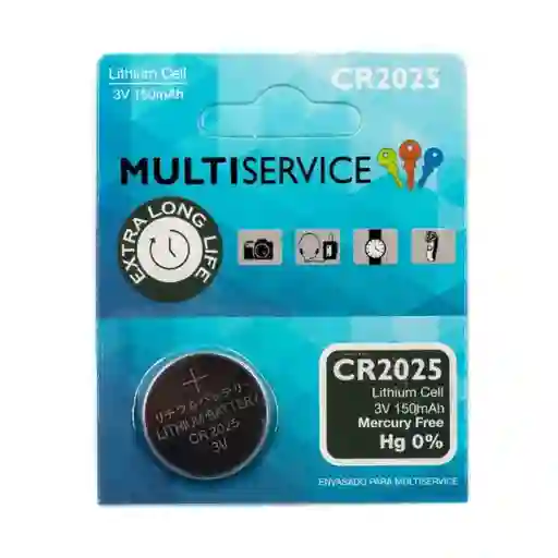 Multiservice Pila CR2025
