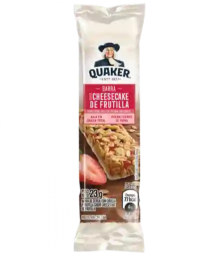 Quaker Cereal Barra Cheesecake 23 g