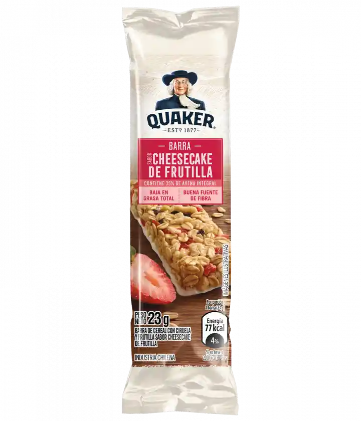 Quaker Cereal Barra Cheesecake 23 g