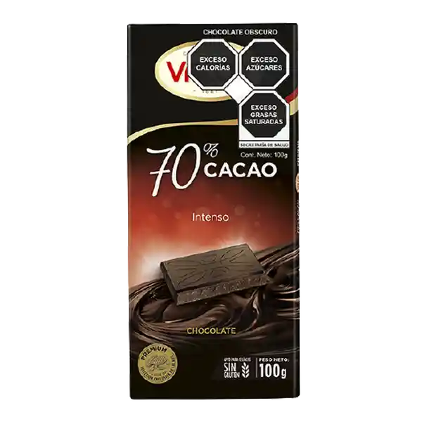 Valor Tableta de Chocolate 70 Negro