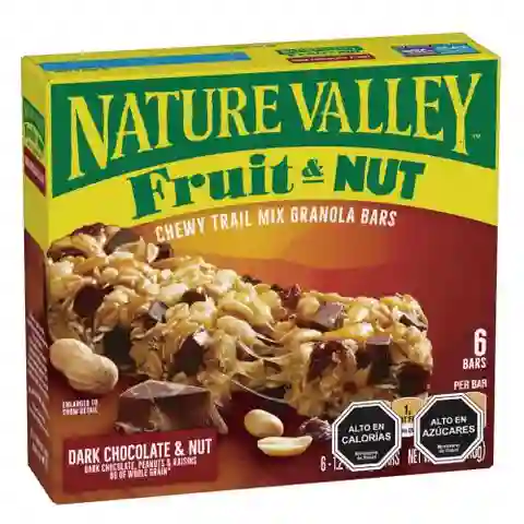 Nature Valley Barra Cereal Chocolate Frutos Secos 6 Un