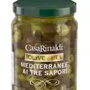 Aceituna mediterranea descarozada/3 sabores
